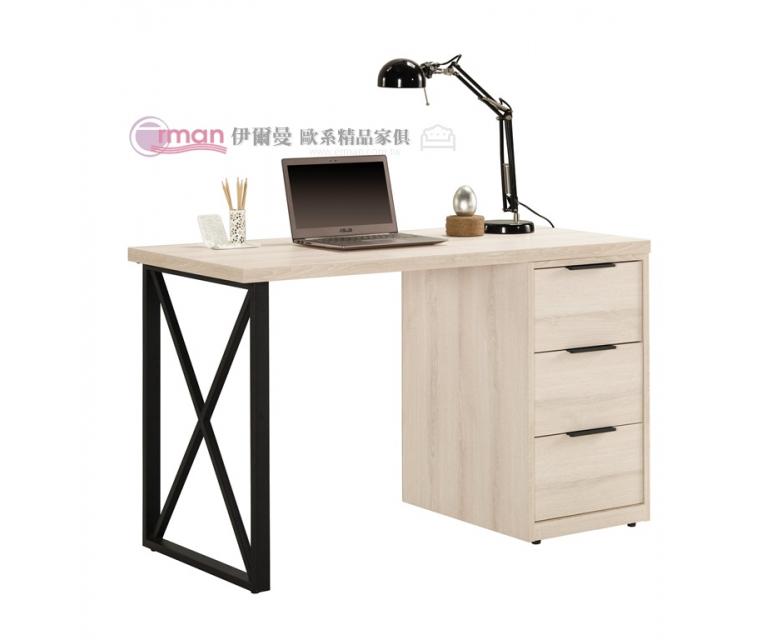 塔利斯4尺三抽書桌