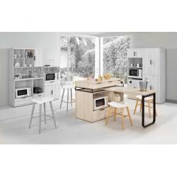 塔利斯4尺中島型多功能餐桌櫃