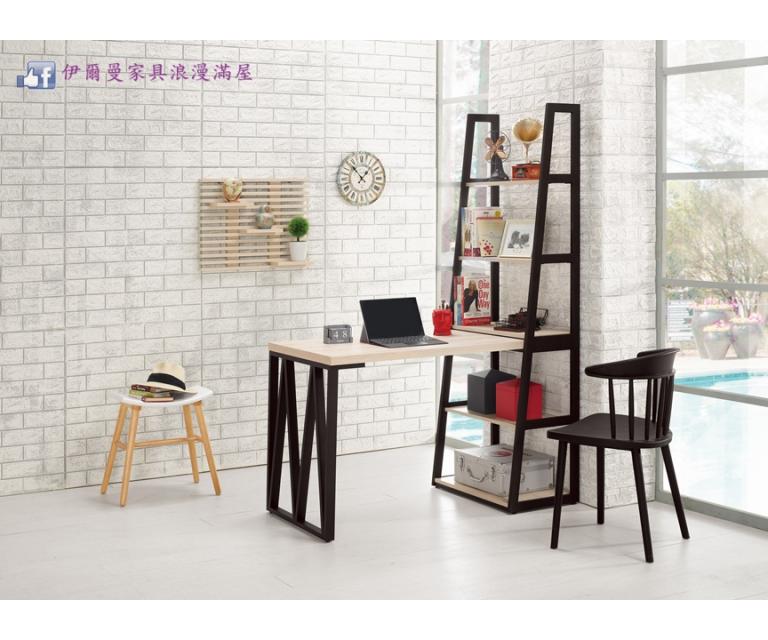 塔利斯4尺L型鐵架書桌