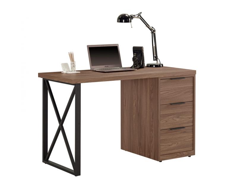 諾艾爾4尺三抽書桌