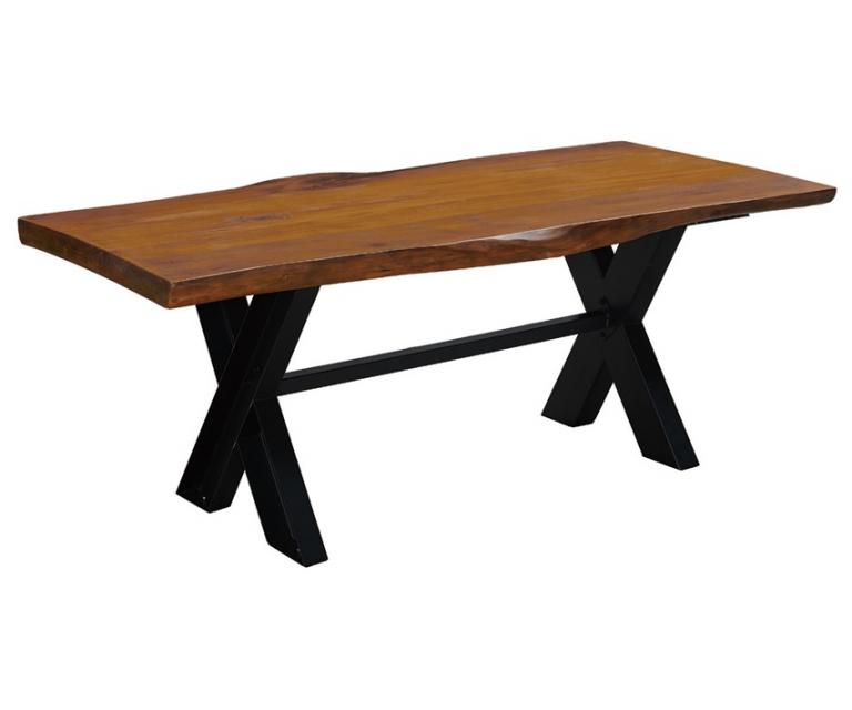 泰森6尺原木餐桌
