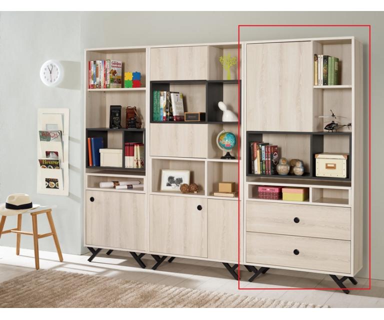 優娜2尺開門書櫥