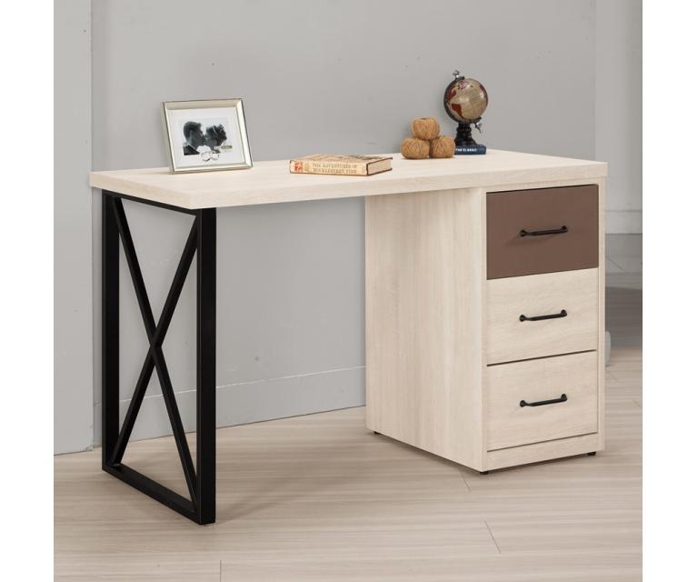 戴維斯4尺三抽書桌