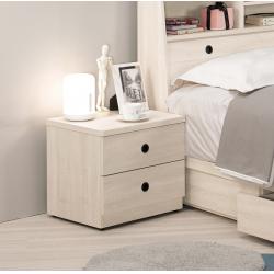 羅傑1.6尺二抽床頭櫃