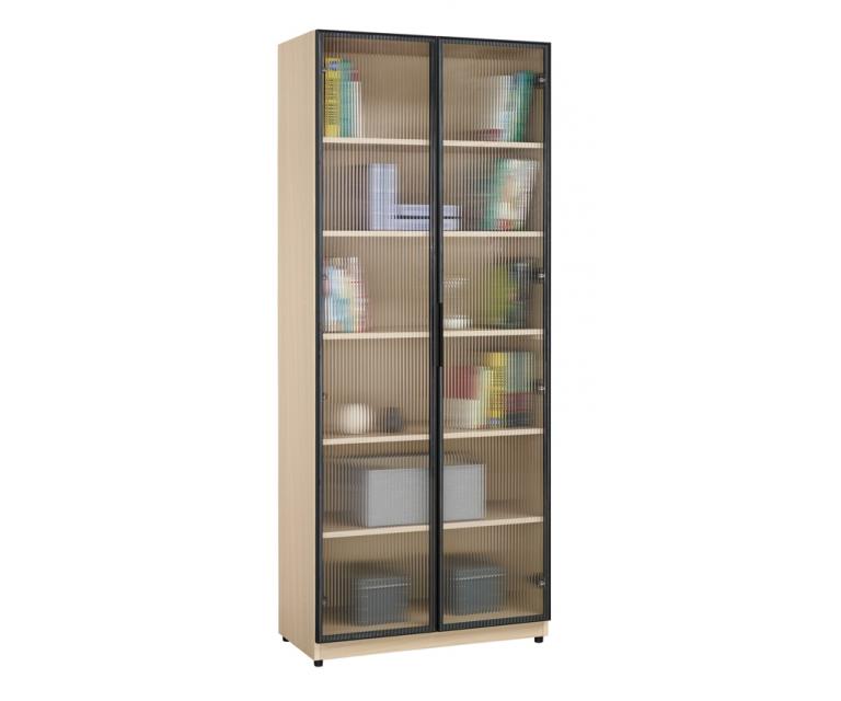 艾維斯2.7尺鋁門書櫥