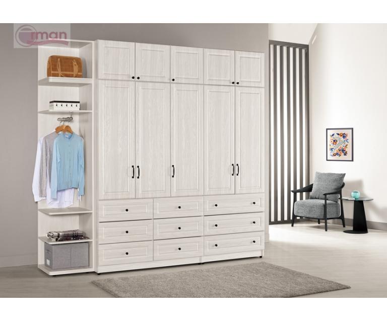 克里斯8.2尺被櫥式組合衣櫥(全組)