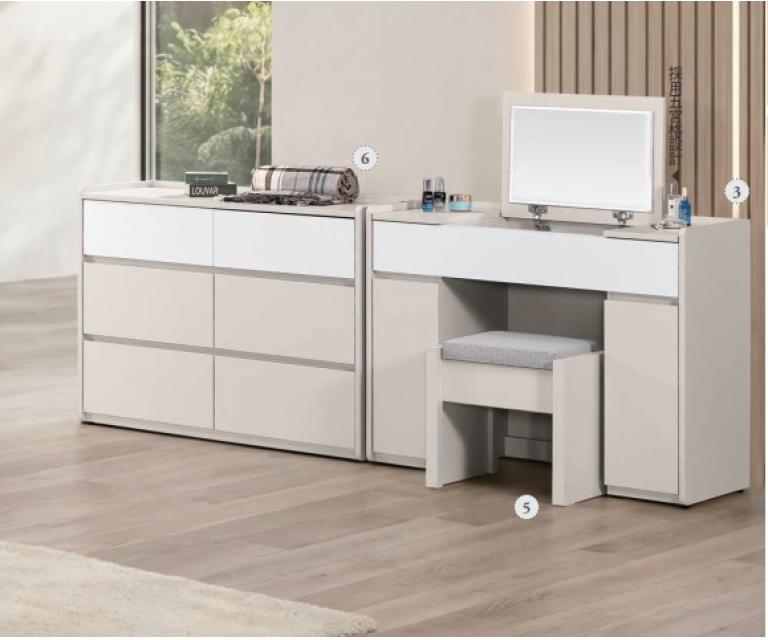 佩洛斯3.5尺六斗櫃