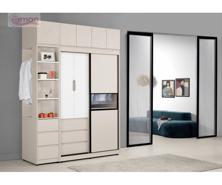 佩洛斯4尺被櫥式拉門衣櫥