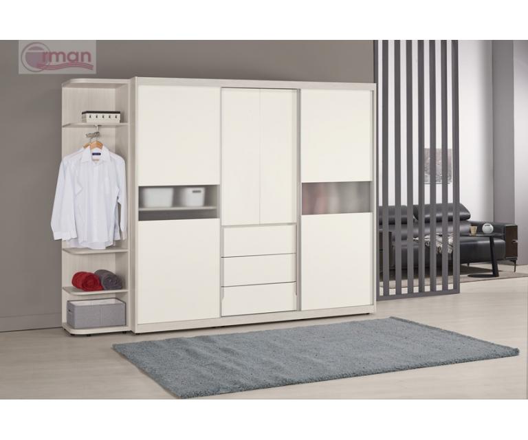 娜迪亞7尺拉門衣櫥