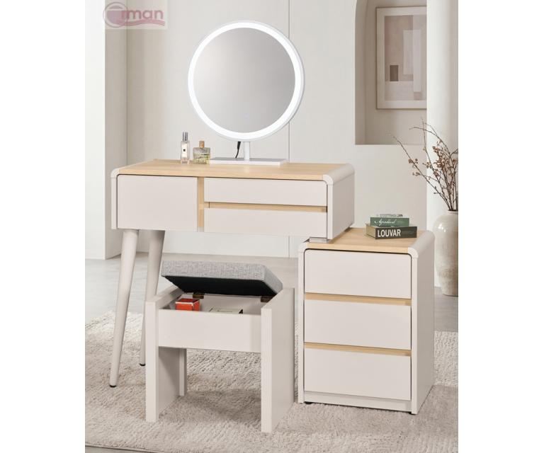 艾瑞爾2.7尺伸縮化妝台(全組)(鏡台)