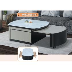 815功能大茶几(玻璃仿石面)